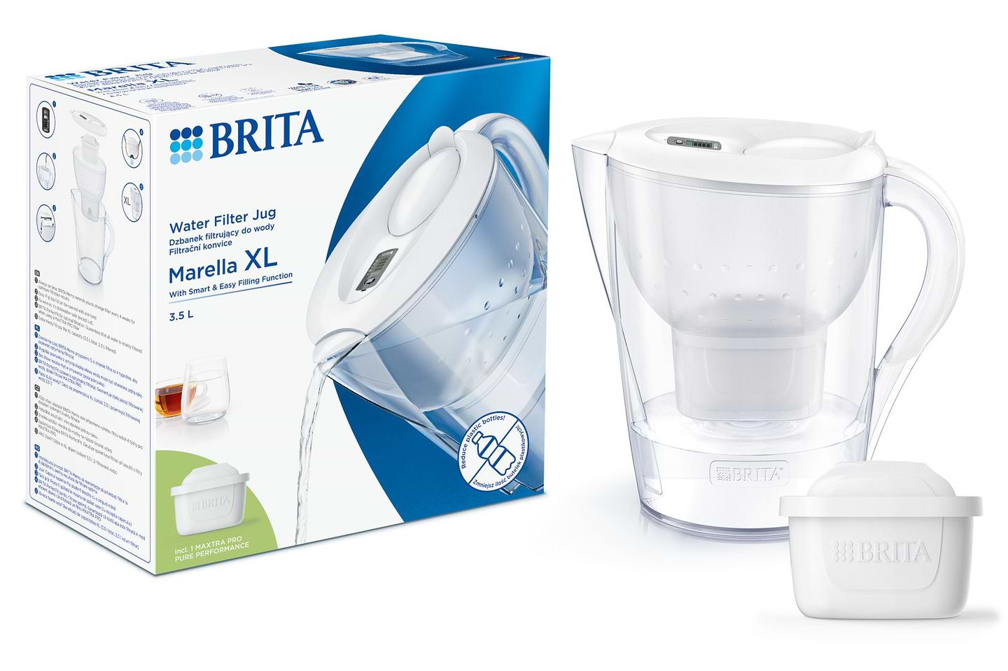 Фільтр-глечик Brita Marella XL MXpro White